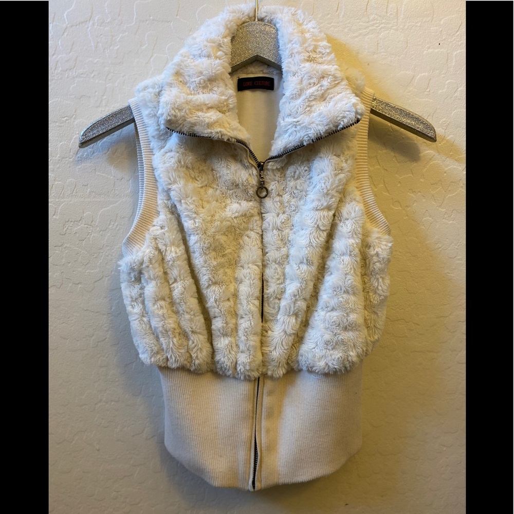 White Fur Vest